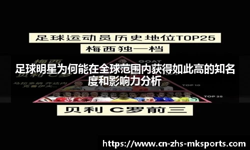 足球明星为何能在全球范围内获得如此高的知名度和影响力分析